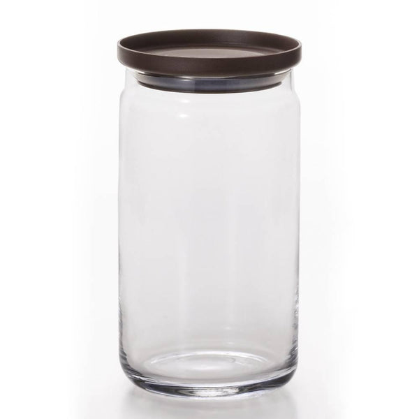 Aderia Stackable Glass Canister Large Kitchen Storage Container 1090ml