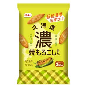 Befco Roasted Sweet Hokkaido Corn Rice Crackers 51g (Pack of 6)