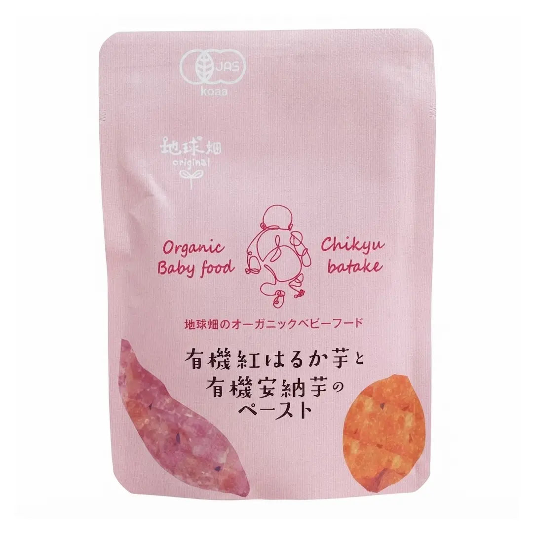 Chikyubatake Organic Japanese Sweet Potato Baby Food Pouch 5m+ 80g