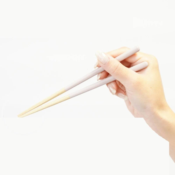 Children's Chopsticks Non-Slip Dishwasher Safe Beige Chopsticks 18cm