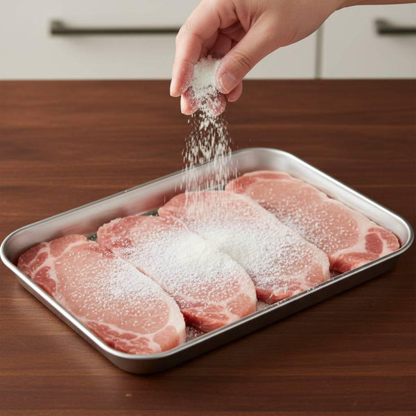 Deep Stainless Steel Food Prep Tray Large Size 415mm