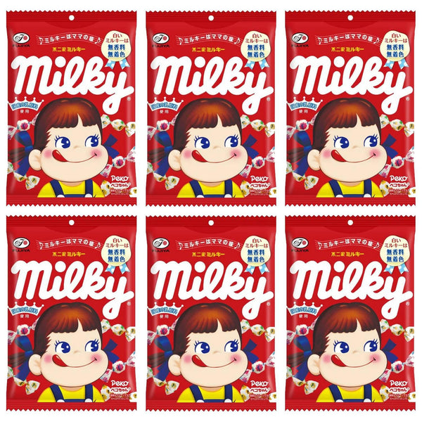 Fujiya Peko Chan Milky Candy Japanese Milk Candy (Pack of 6)