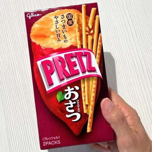 Glico Pretz Osatsu Satsumaimo Sweet Potato Biscuit Sticks 62g (Pack of 10)
