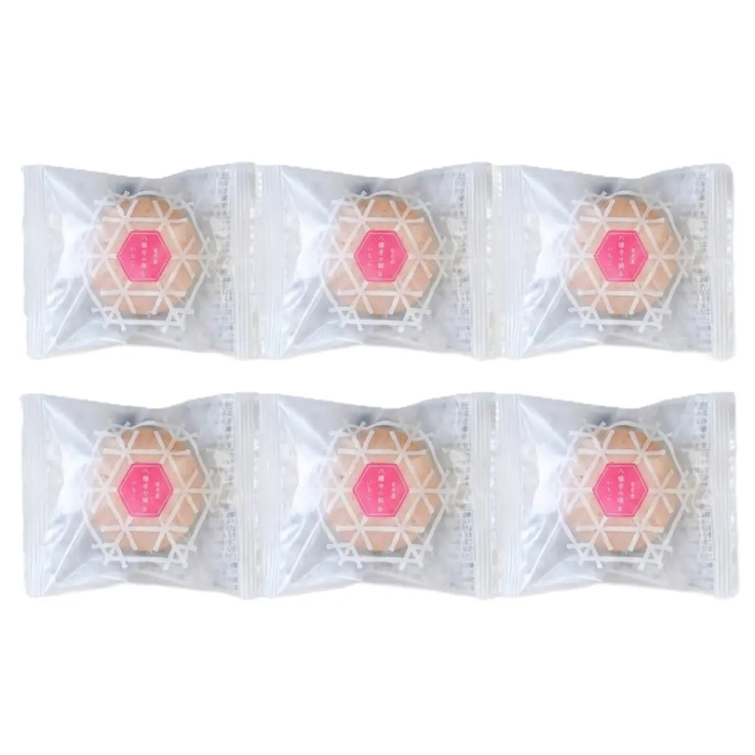 Hachimantai Juhyo Strawberry Chocolate Individual Marshmallow Cake (Pack of 6)