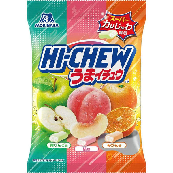Hi-Chew Umaichu Assorted Soft Chewy Juicy Fruit Candy 68g