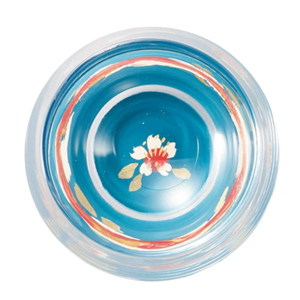 Isuke Shot Glass Sake Cup Lacquered Sakura Cherry Blossom Design