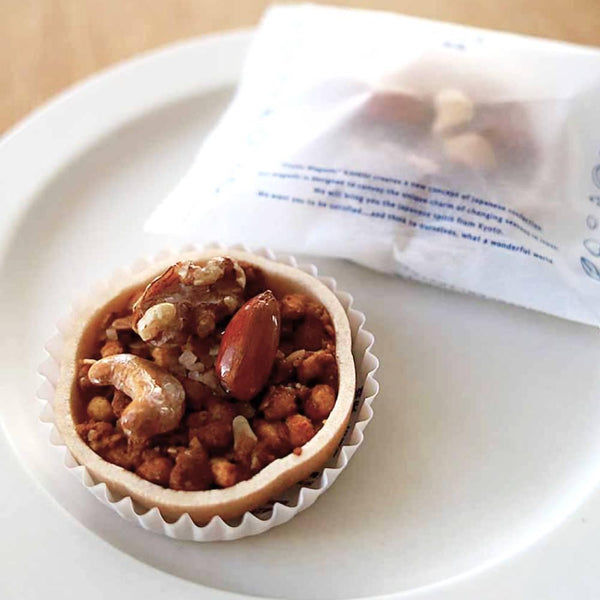 Kahou Sala Sanraku Crispy Wafer With Caramel Butter & Nuts (Pack of 10)