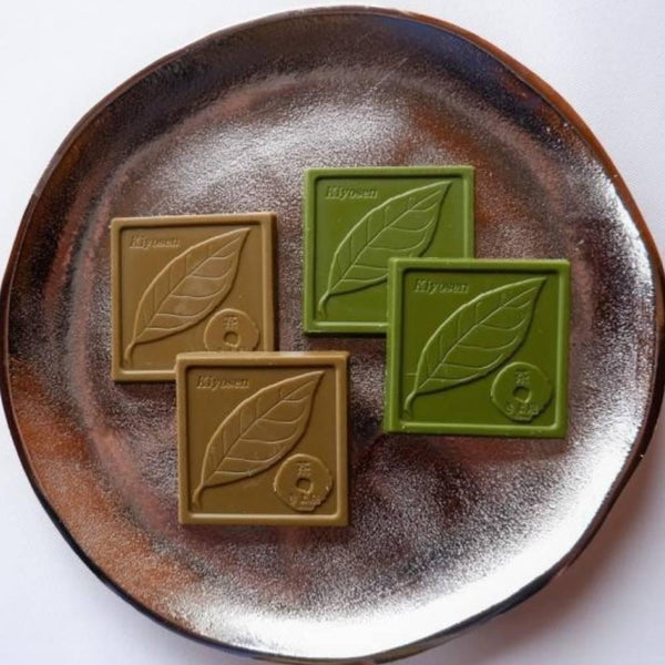 Kiyosen Uji Matcha & Hojicha Chocolate Boxed Set 8 Pieces