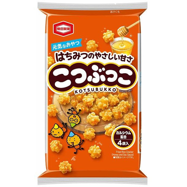 Kotsubukko Sweet Honey Fried Rice Crackers 100g (Pack of 3)