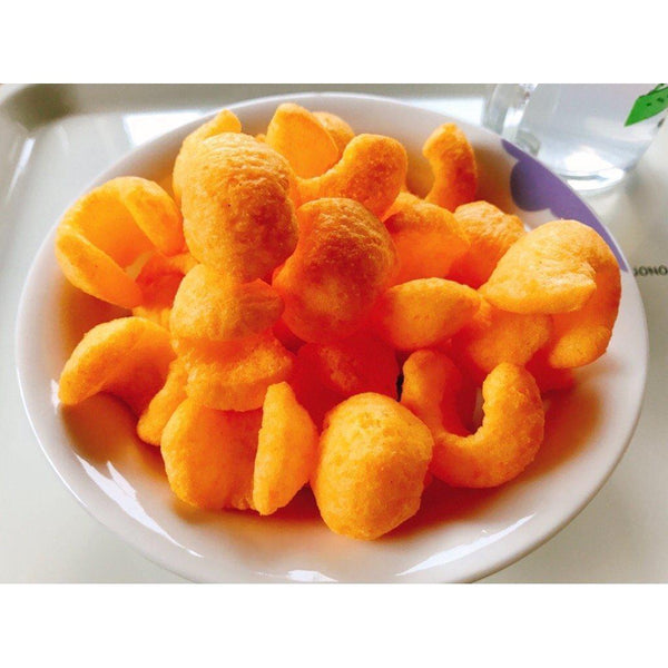 Meiji Karl Cheese Curls Corn Puff Snack (Boîte de 10 sachets)