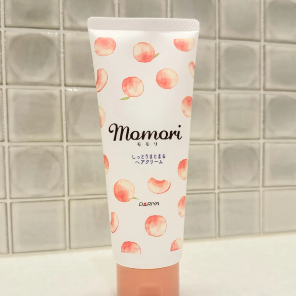 Momori Non-Sticky Jelly Styling Gel for Wet Hair Look Peach Scent 120g