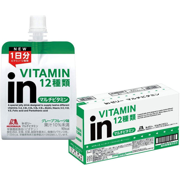 Morinaga In Jelly Multivitamin Drink Grapefruit 180g × 6 Pieces