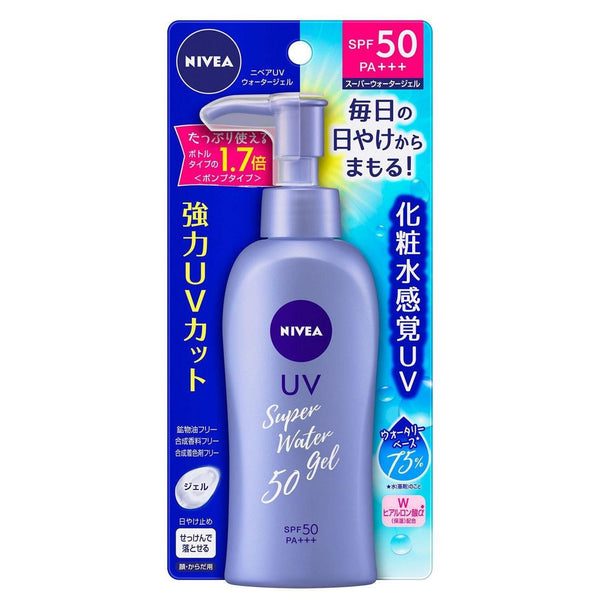Nivea Sun Protect Super Water Gel Sunscreen Pump SPF50 PA+++ 140g