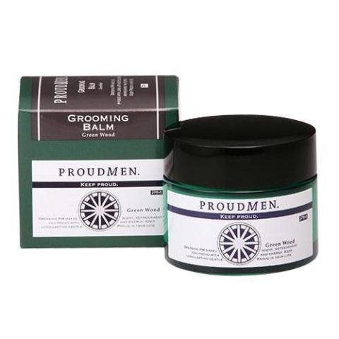 Proudmen Men's Grooming Balm Green Wood Fragrance Cream 40g
