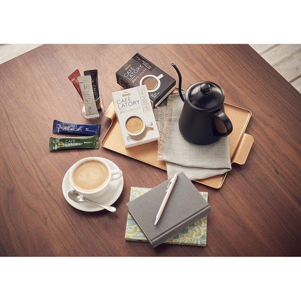 AGF Blendy Cafe Latory Instant Tea and Coffee Assortment Box 100 Sticks