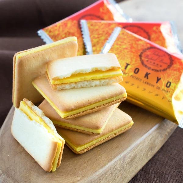 Tokyo Baked Base Sweet Potato Langue de Chat Cookies 30 Pieces