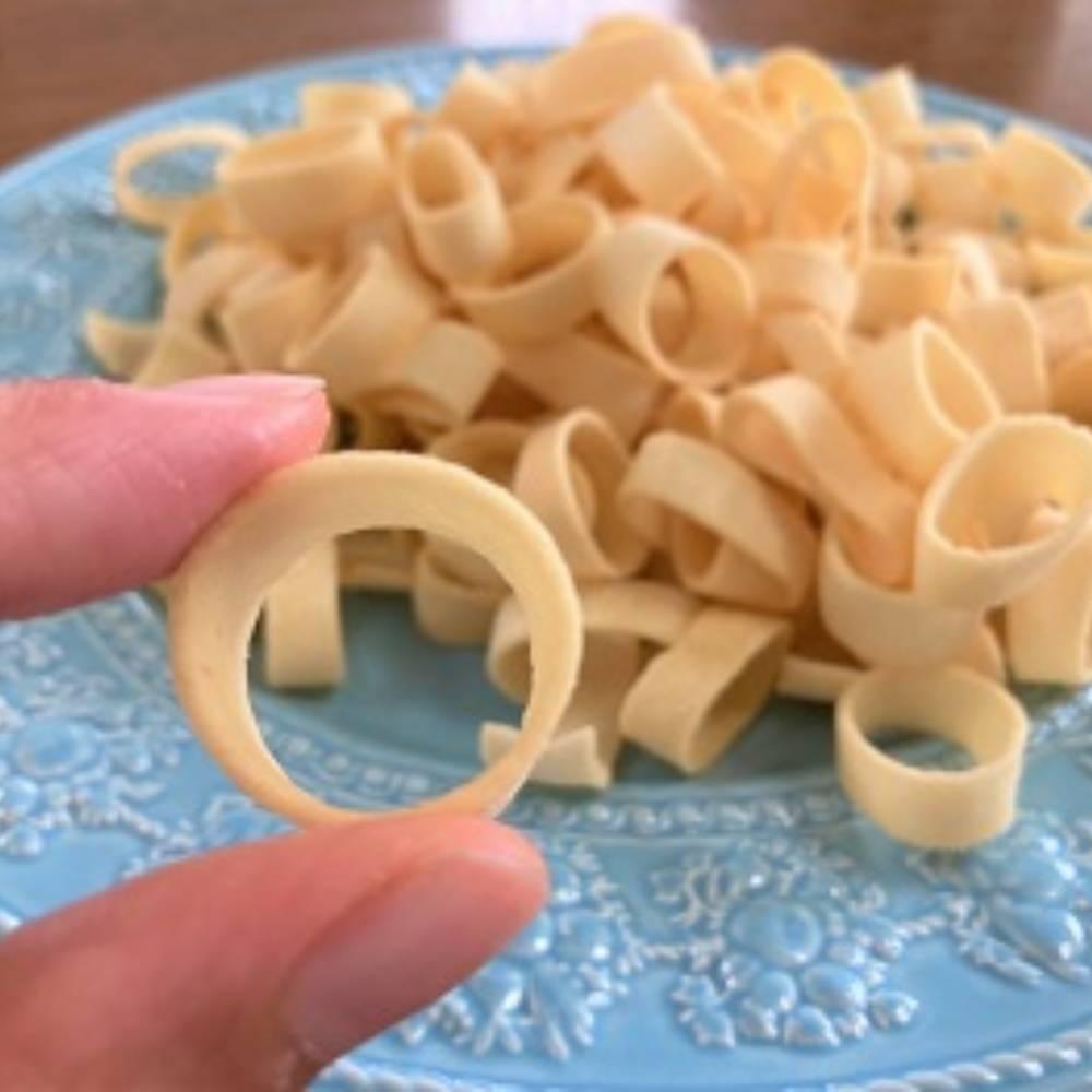 Tohato Poteco Ring Shaped Potato Chips Lightly Salted Big 110g (Pack o