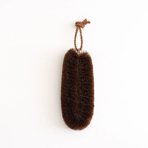 Umezawa Handcrafted Narrow Tawashi Eco-Friendly Palm Fiber Scrub Brush