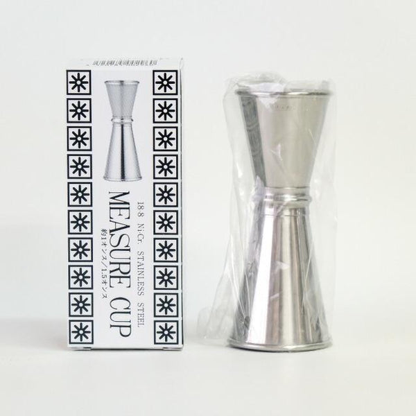 Yukiwa Japanese Jigger Bar Measuring Cup With Scale 28ml/43ml (1oz/1.5oz)