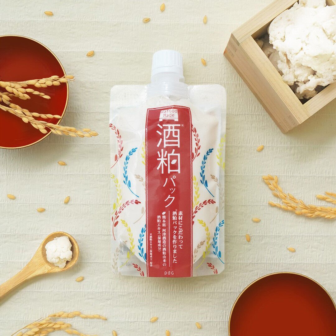 pdc Wafood Made Sake Lees Fermented Rice Face Pack for Dull Skin 170g